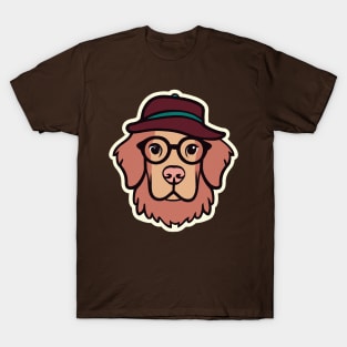 Labrador Lady Dog Lover Puppy Retro T-Shirt